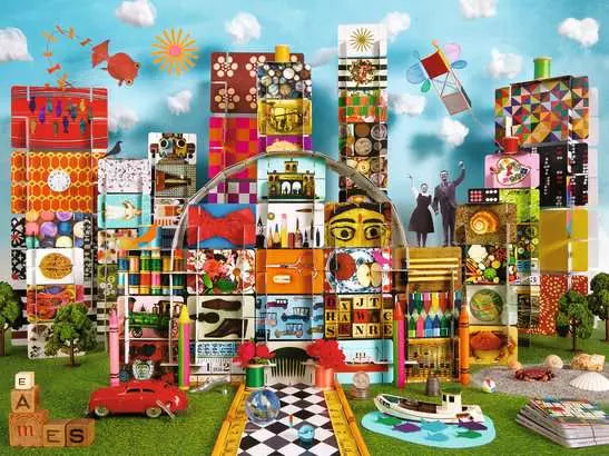 Ravensburger: Eames House of Cards: 1500 Piece Puzzle