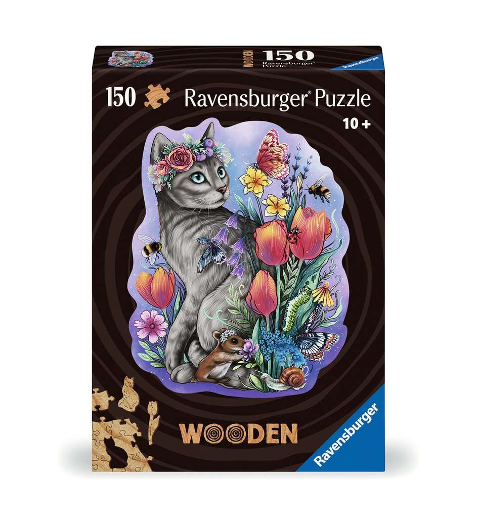 Ravensburger: Lovely Cat: 150 Piece Wooden Puzzle