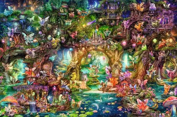 Ravensburger: Hidden World of Fairies: 4000 Piece Puzzle