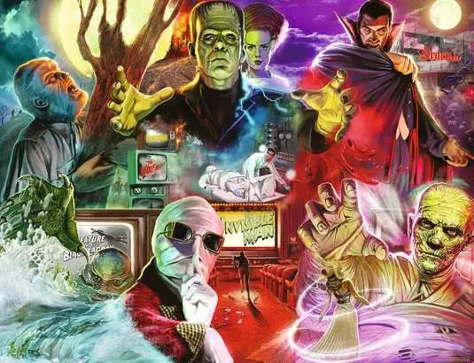 Ravensburger: Universal Monsters: 2000 Piece Puzzle