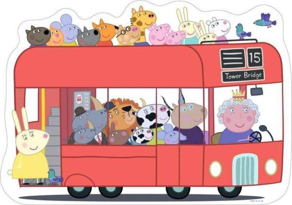 Ravensburger: Peppa Pig: Fun Day Out: 24 Piece Shaped Giant Floor Puzzle