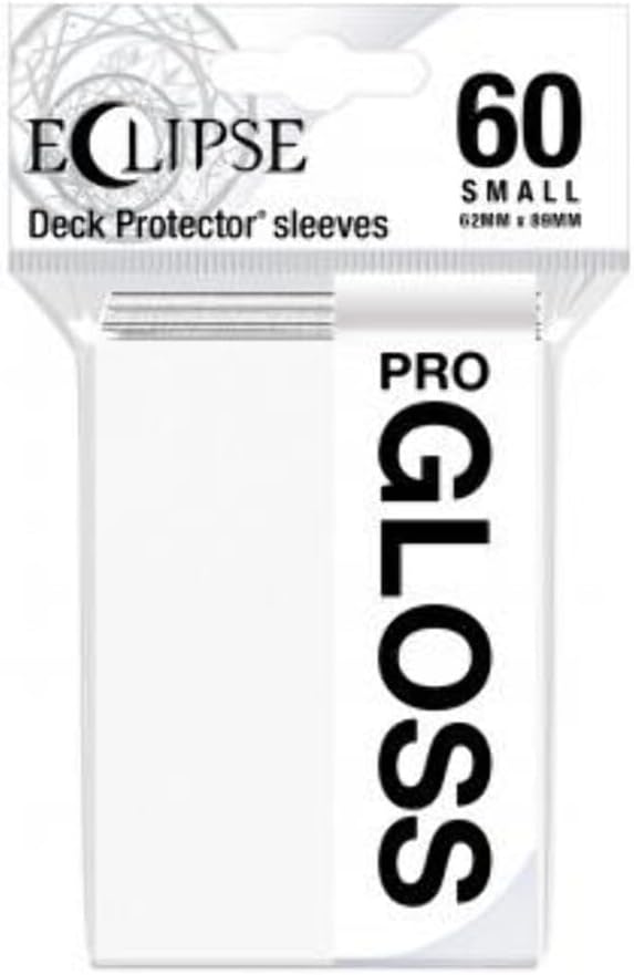 Ultra Pro: Eclipse Gloss Small Sleeves 60 Pack-Arctic White