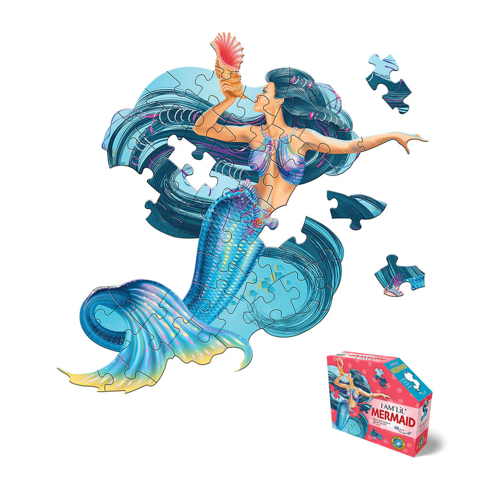 Madd Capp: I Am LiL' Mermaid: 48 Piece Shaped Puzzle
