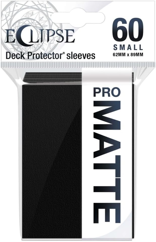 Ultra Pro: Eclipse Matte Small Sleeves 60 Pack - Jet Black