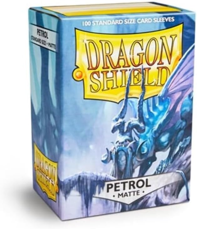 Dragon Shield: Standard Size Matte Card Sleeves 100 CT Petrol