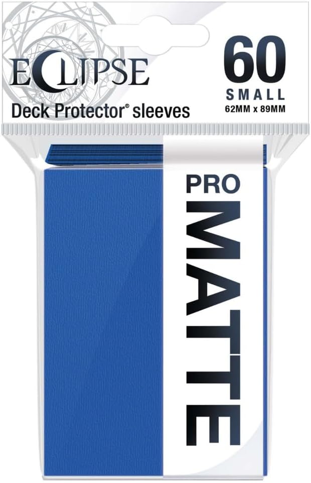 Ultra Pro : Eclipse Matte Small Sleeves 60 Pack - Pacific Blue