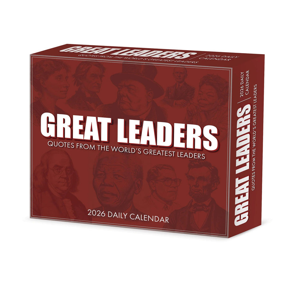 Willow Creek: Great Leaders: 2026 5.86 x 4.72 Inch (Box) Daily Calendar