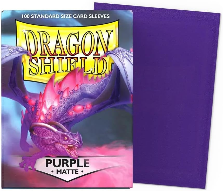 Dragon Shield: Standard Size Card Matte Sleeves 100 CT Purple
