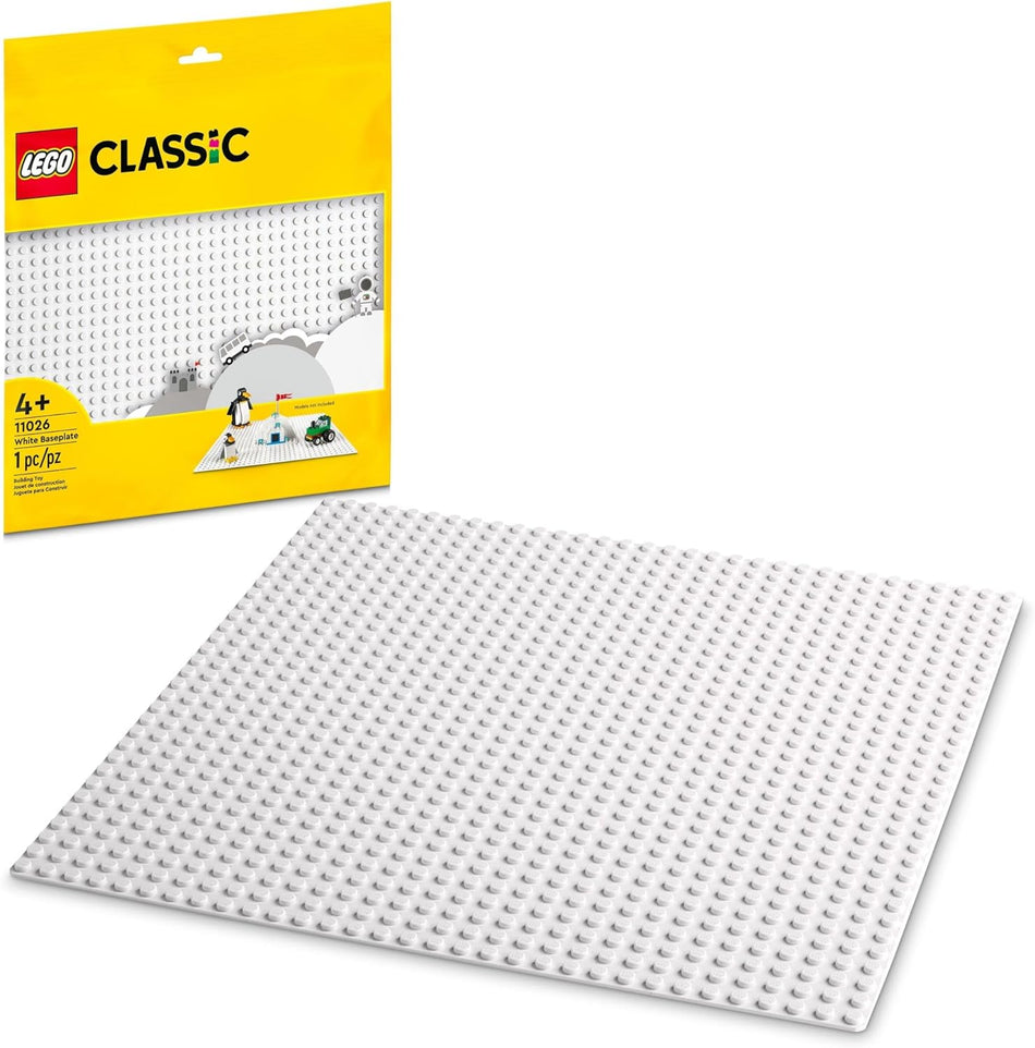 LEGO: Classic: White Baseplate: 11026