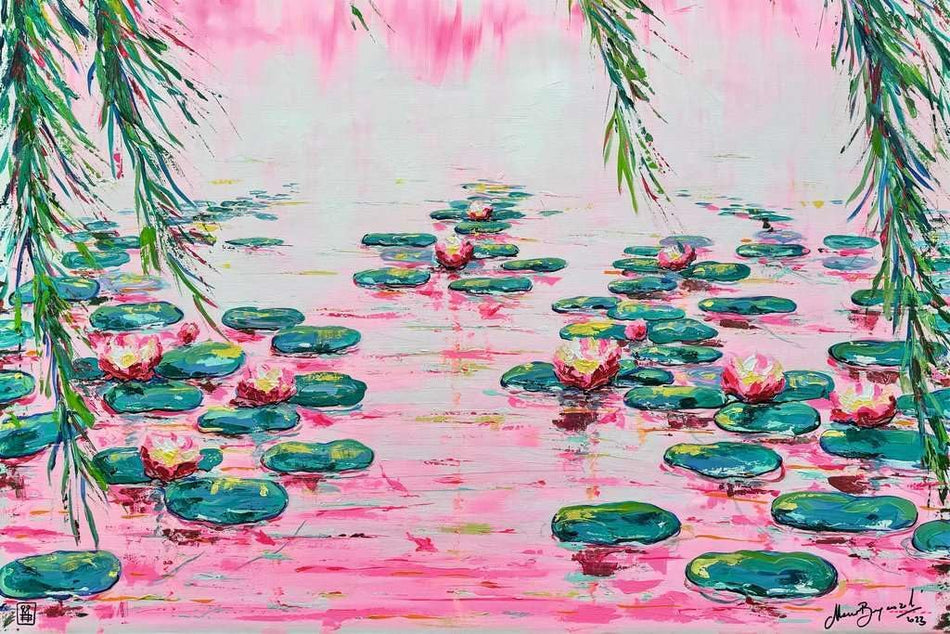 Ravensburger: Pink Water Lillies: 4000 Piece Puzzle