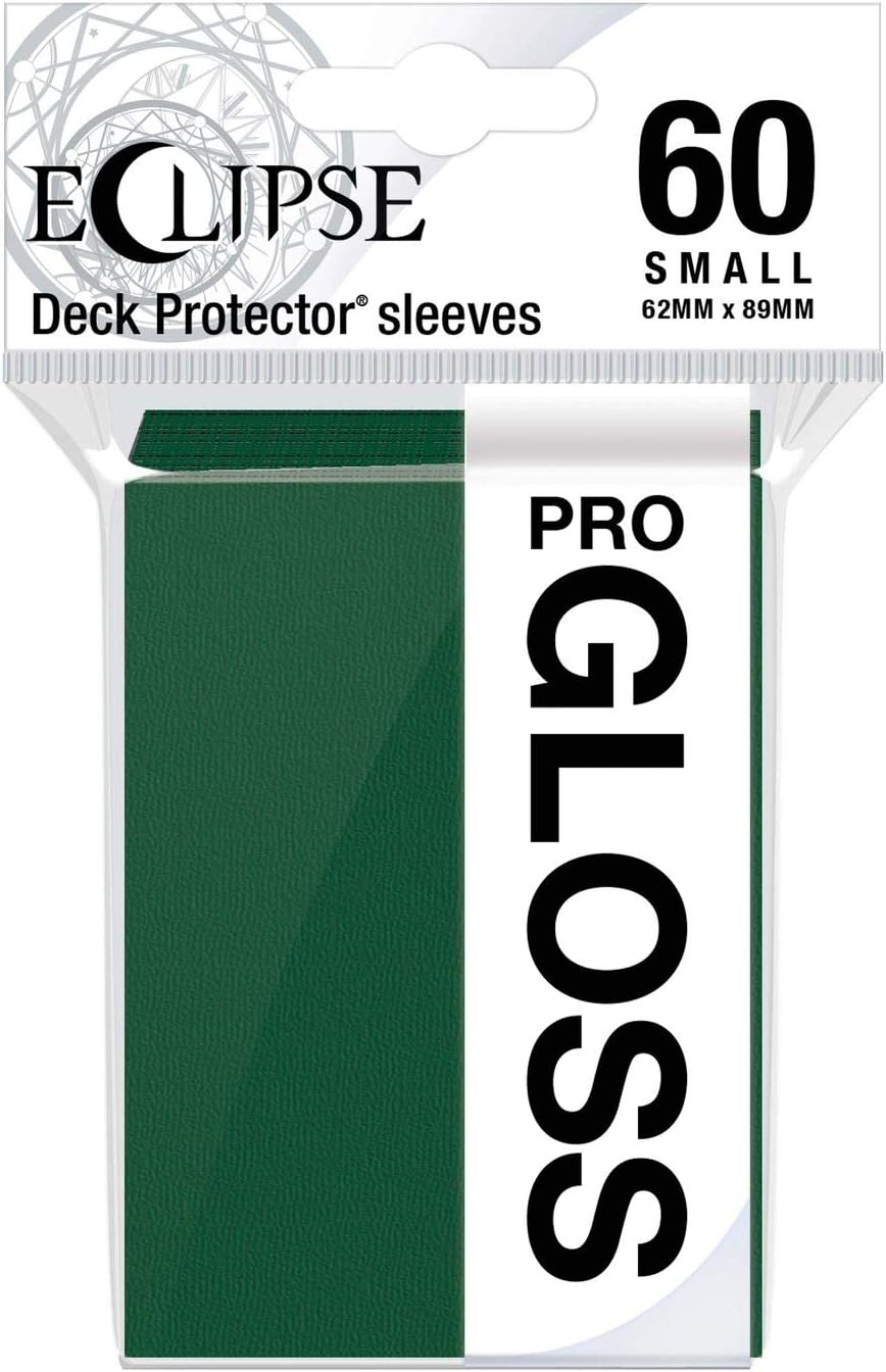 Ultra Pro: Eclipse Gloss Small Sleeves 60 Pack-Forest Green