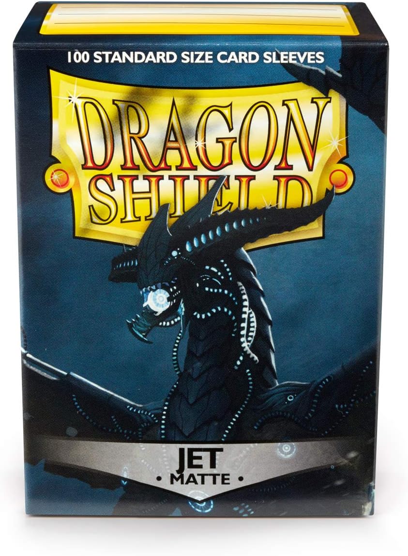 Dragon Shield: Standard Size Card Matte Sleeves 100 CT Jet