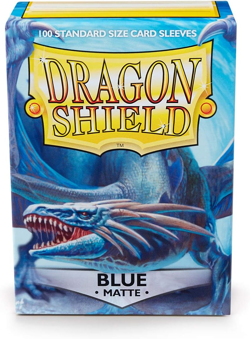 Dragon Shield: Standard Size Card Matte Sleeves 100 CT Blue