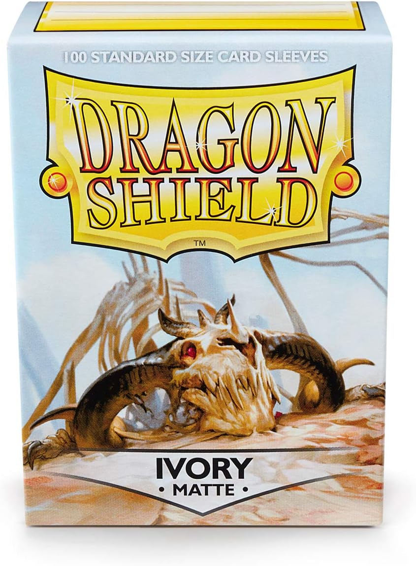 Dragon Shield: Standard Size Card Matte Sleeves 100 CT Ivory