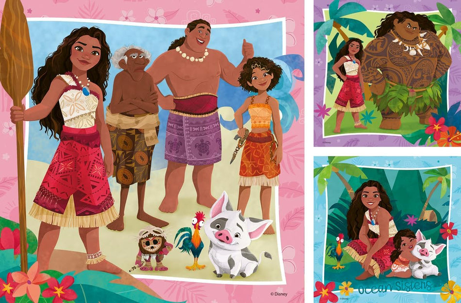 Ravensburger: Disney Moana 2: 3x49 Piece Jigsaw Puzzle