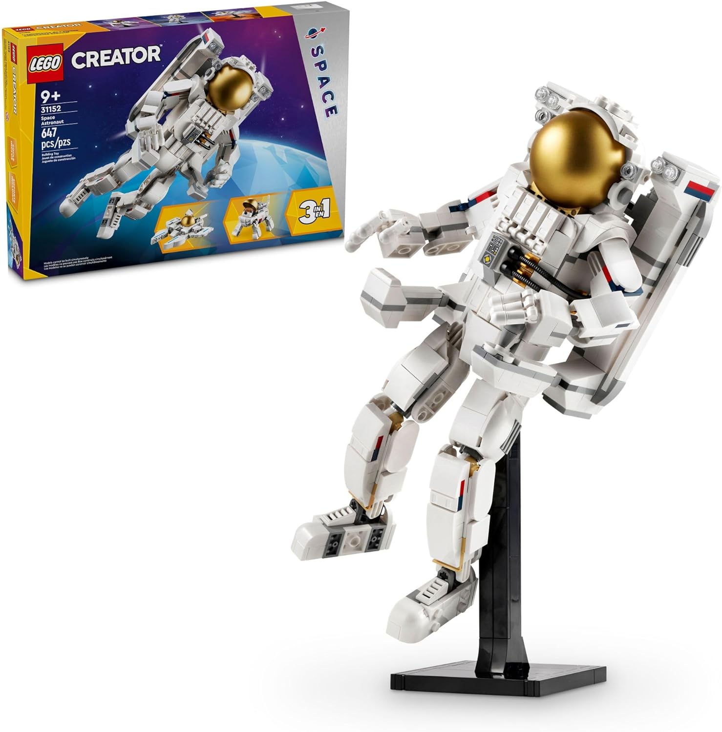 LEGO: Creator 3 in 1: Space Astronaut: 31152 – Puzzled Gamer