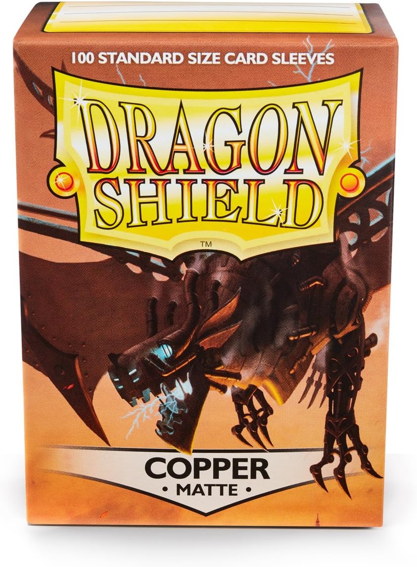 Dragon Shield: Standard Size Matte Card Sleeves 100 CT Copper