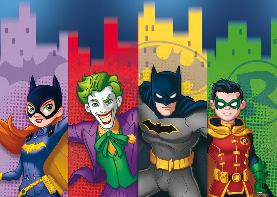 Ravensburger: Batgirl, Joker, Batman, Robin: Giant 60 Piece Floor Puzzle