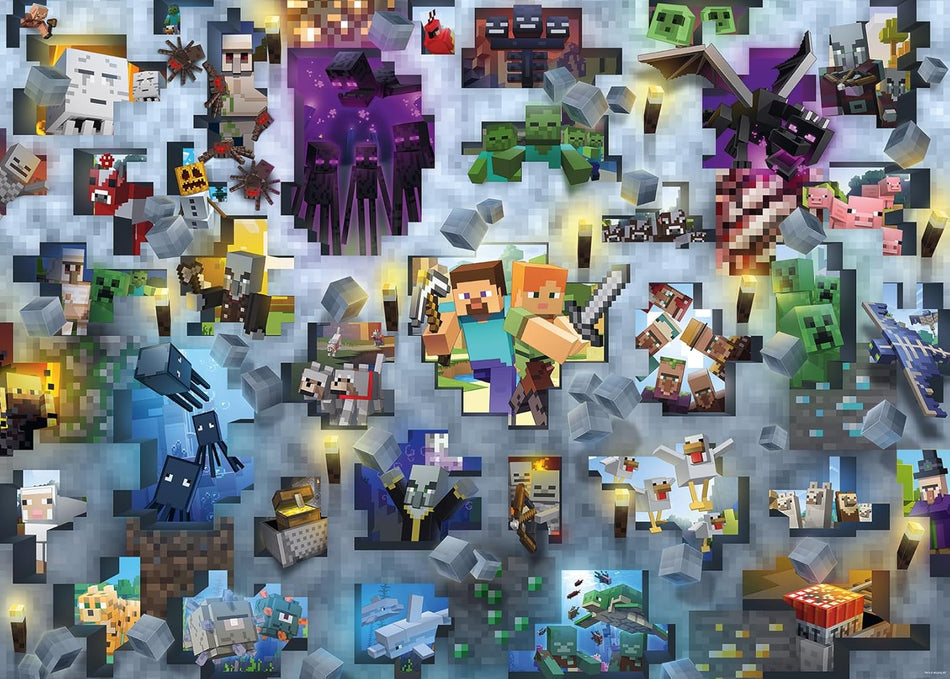 Ravensburger: Minecraft Mobs: 1000 Piece Puzzle