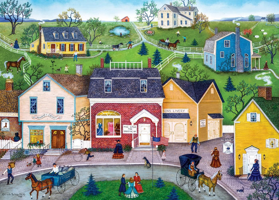 Master Pieces: Hometown Gallery: Dress Shop: 1000 Piece Puzzle