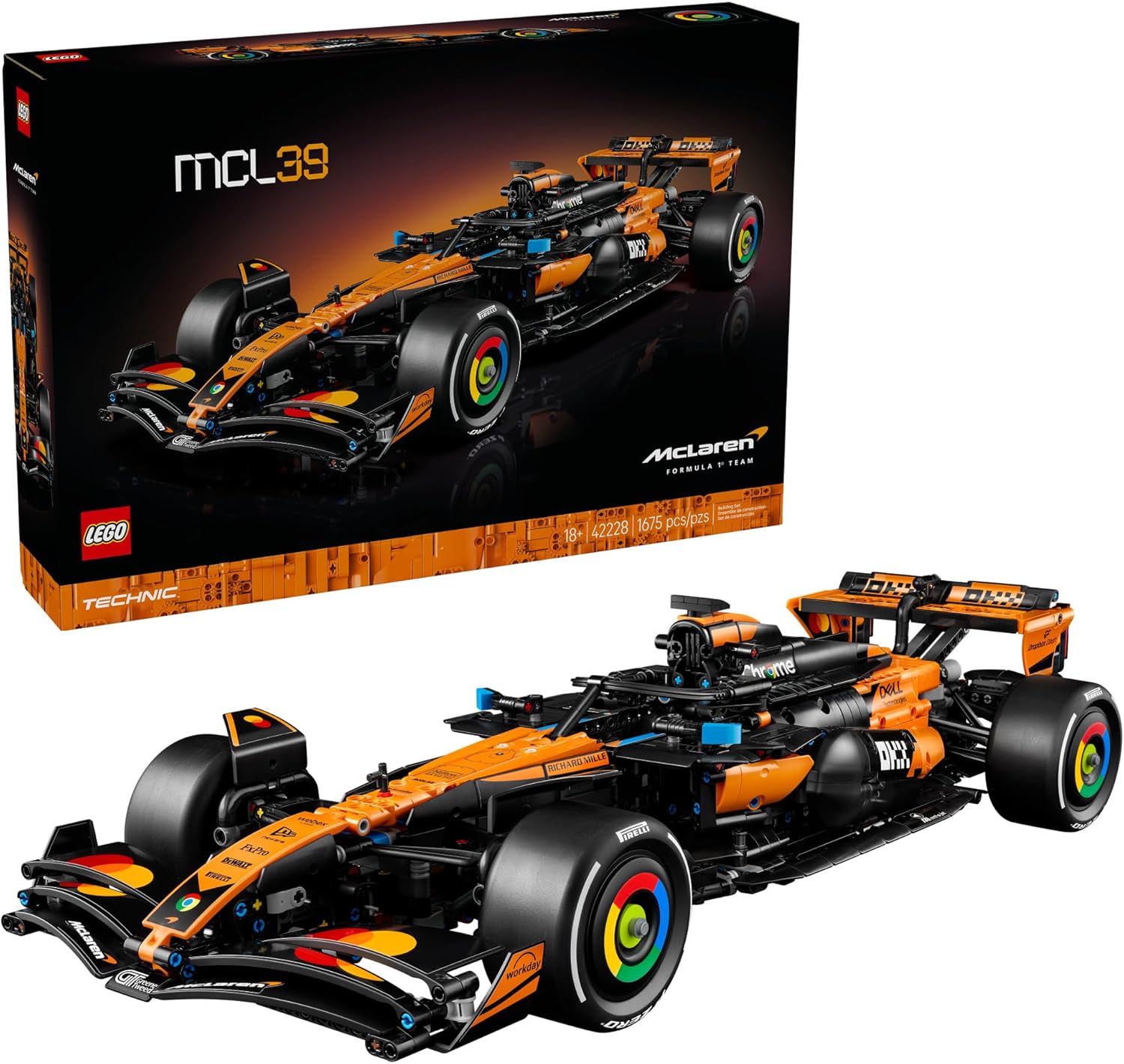 PRE-ORDER: LEGO: Technic: McLaren MCL39 F1® Car: 42228 – Puzzled Gamer