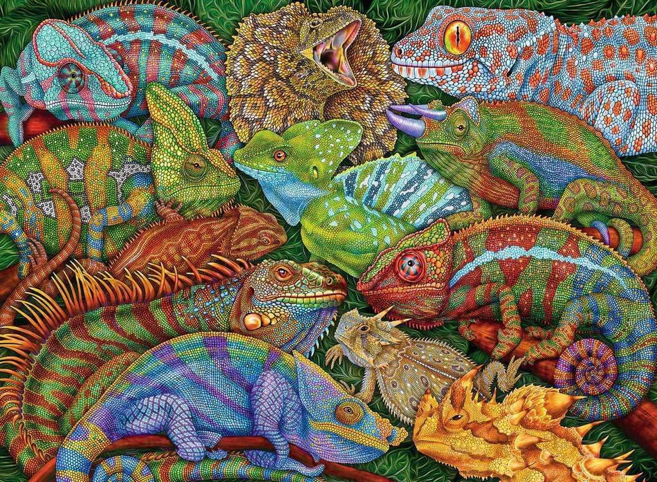 Ravensburger: Riveting Reptiles: 300 XXL Piece Puzzle