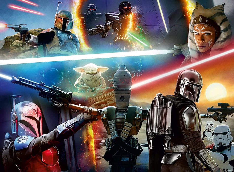 Ravensburger: Mandalorian Crossfire: 300 Piece XXL Puzzle