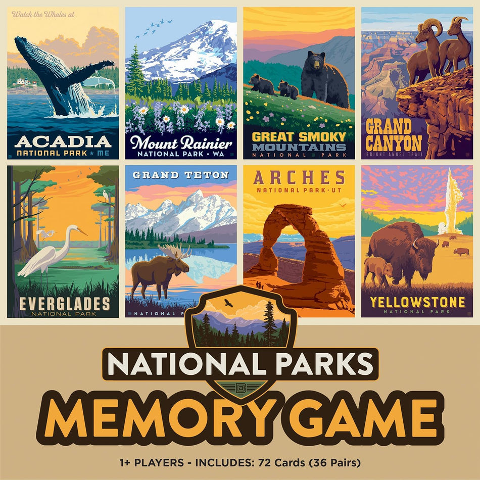 Master Pieces: National Parks: Memory Game