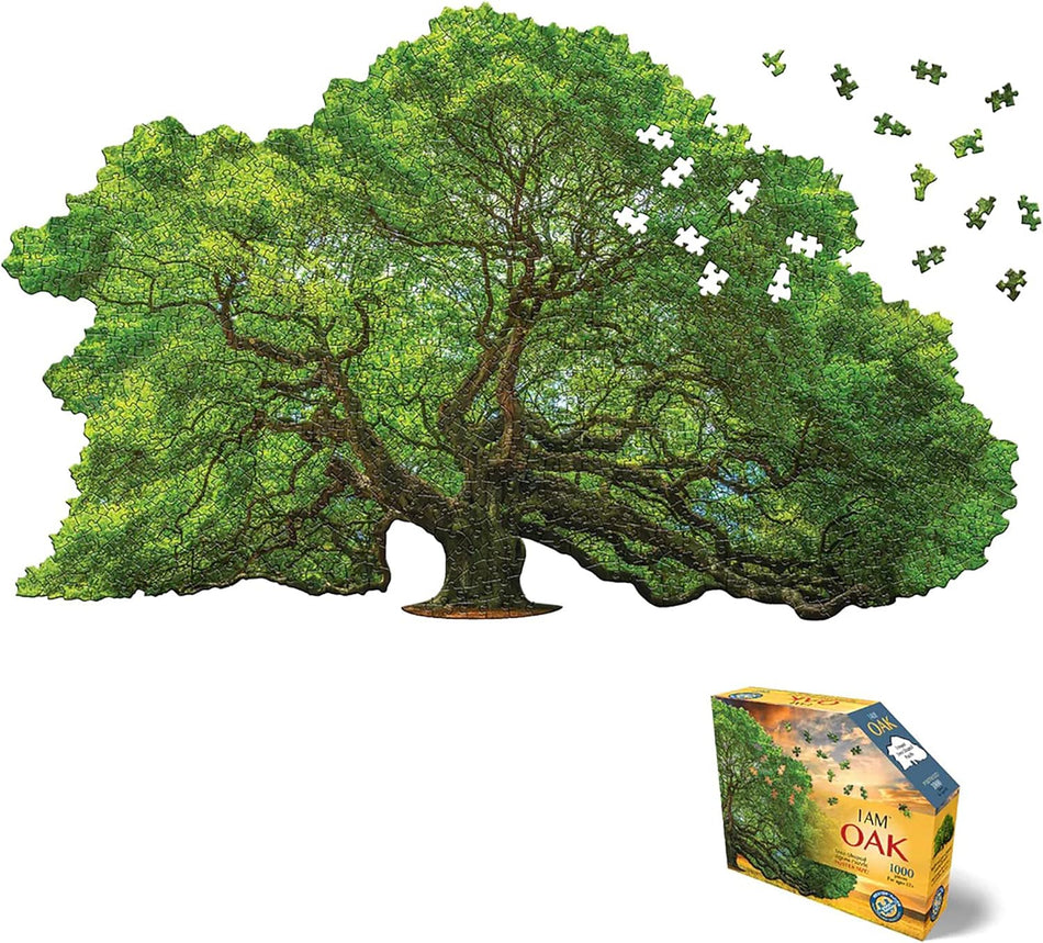 Madd Capp: I Am Oak:  1000 Piece Tree Shaped Jigsaw Puzzle