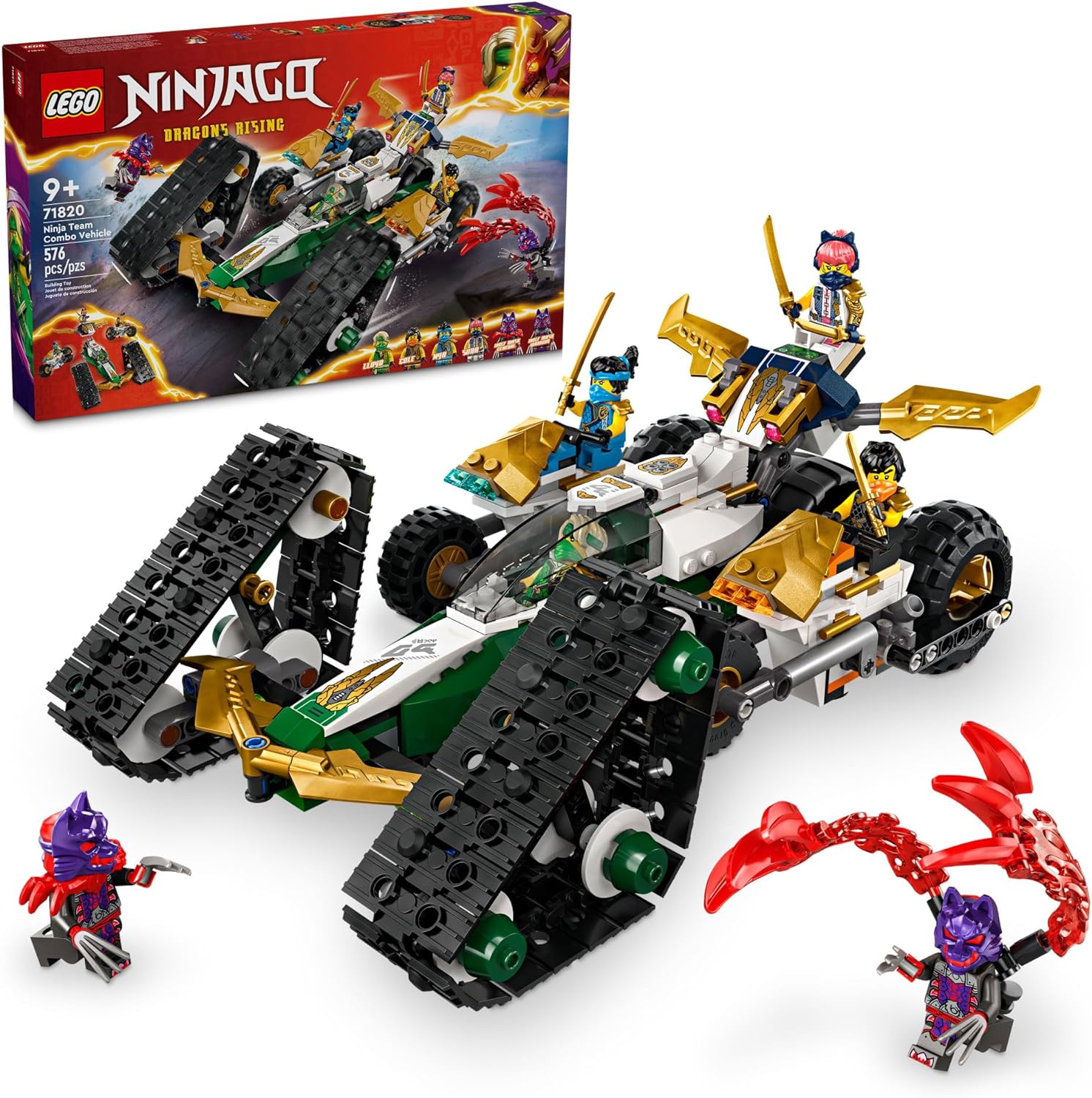 LEGO: NINJAGO: Ninja Team Combo Vehicle: 71820 – Puzzled Gamer