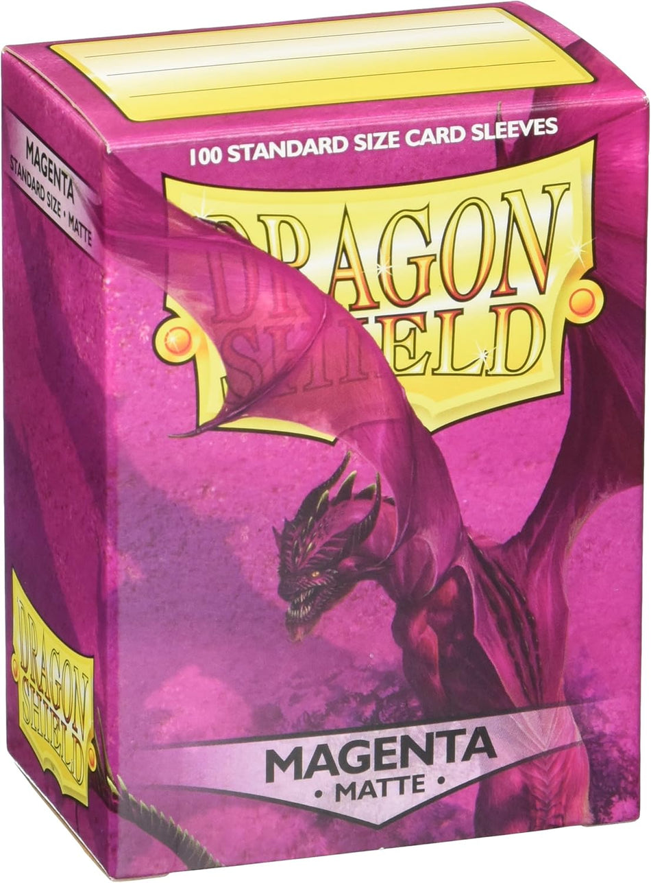Dragon Shield: Standard Size Card Matte Sleeves 100 CT Magenta