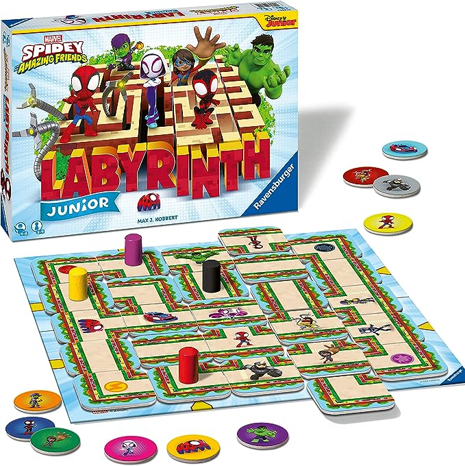 Ravensburger: Spidey and His Amazing Friends: Labyrinth Junior