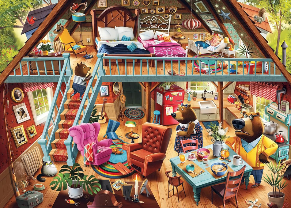 Ravensburger: Goldilocks Gets Caught!: 1000 Piece Puzzle