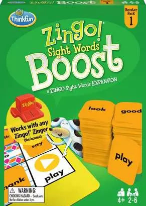 ThinkFun: Zingo Sight Words: Booster Pack 1