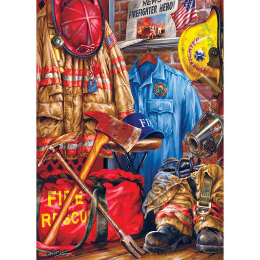 Master Pieces: Hometown Heroes- Fire & Rescue: 1000 Piece Puzzle
