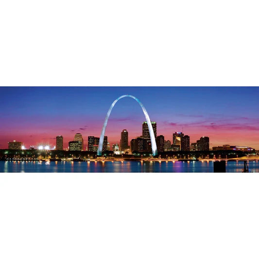 Master Pieces: St. Louis, Missouri: 1000 Piece Panoramic Puzzle
