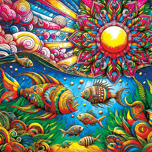 Master Pieces: Kaleidoscope- Under The Sea: 1000 Piece Puzzle