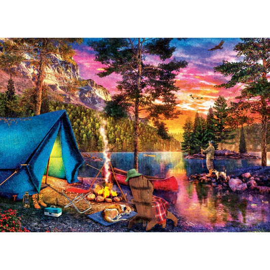 Master Pieces: Time Away- Fishing the Highlands: 1000 Piece Puzzle