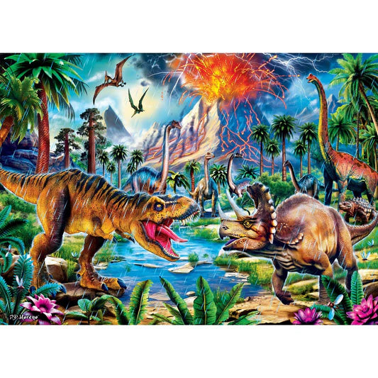 Master Pieces: Glow in the Dark- Dinosaurs: 1000 Piece Puzzle