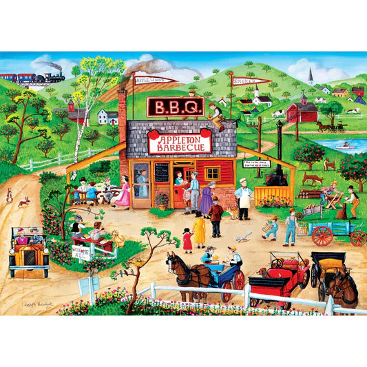 Master Pieces: Hometown Gallery- Appleton BBQ: 1000 Piece Puzzle