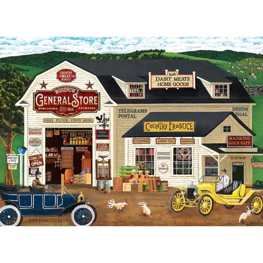 Master Pieces: General Store- Sundries & A Shave: 1000 Piece Puzzle