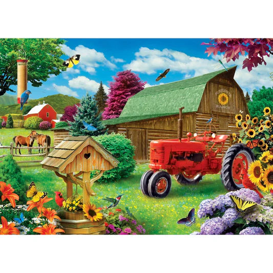 Master Pieces: Memory Lane- Sunflower Ranch: 1000 Piece Puzzle