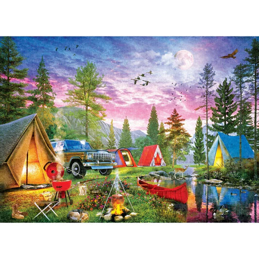 Master Pieces: Mossy Oak- River Camp Twilight: 1000 Piece Puzzle