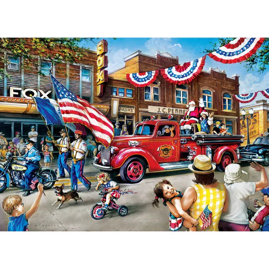 Master Pieces: Hometown Heroes- Parade Day: 1000 Piece Puzzle