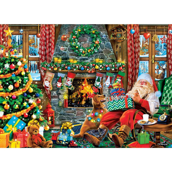Master Pieces: Seek & Find Christmas Surprise: 1000 Piece Puzzle