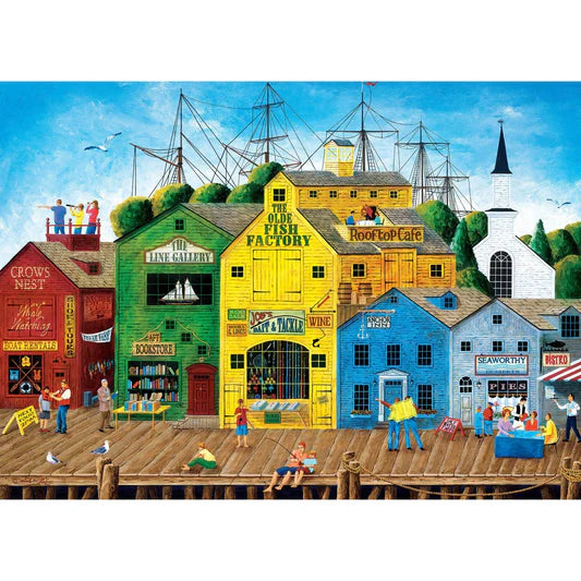 Master Pieces: Hometown Gallery- Crows Nest Harbor: 1000 Piece Puzzle