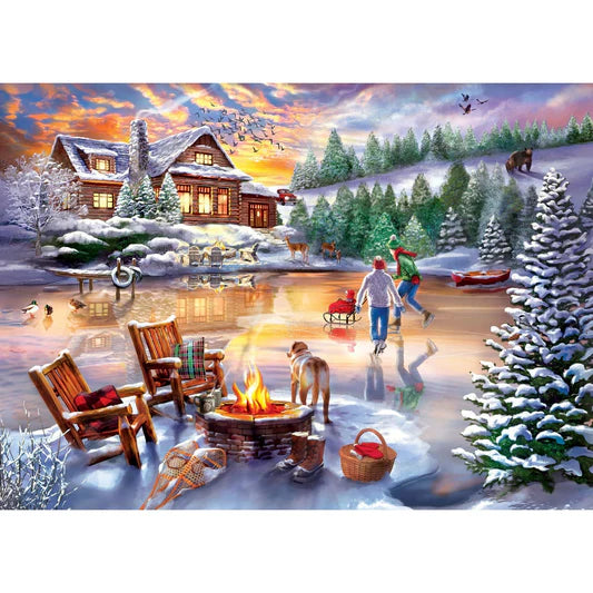 Master Pieces: Time Away- An Evening Skate: 1000 Piece Puzzle