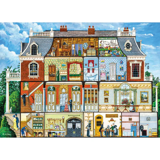 Master Pieces: Inside Out- Walden's Manor House: 1000 Piece Puzzle