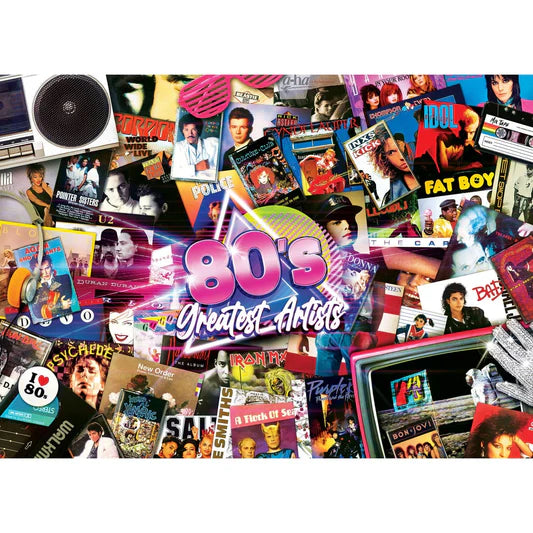 Master Pieces: Greatest Hits- 80's Artists: 1000 Piece Puzzle