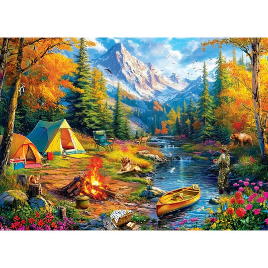 Master Pieces: Mossy Oak- Wild River: 1000 Piece Puzzle